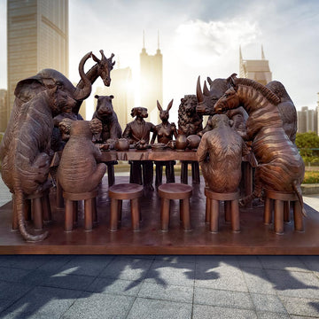 The Wild Table of Love (Bronze Sculpture)