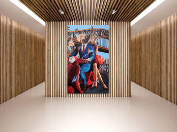 They Were Always a Team (Original Painting)