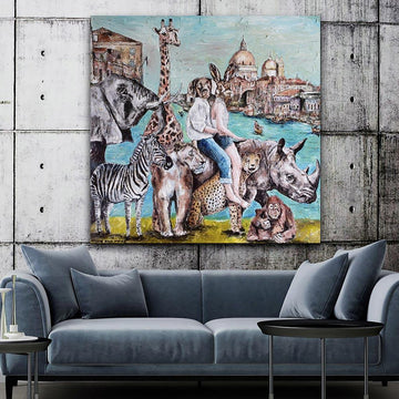 They were born wild and they would live wild (Original Painting)