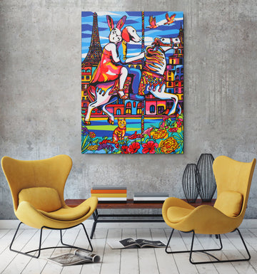 Life Was Always Going to Be Up and Down (Original Painting)