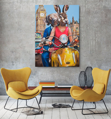 Londoners in Love (Original Painting)