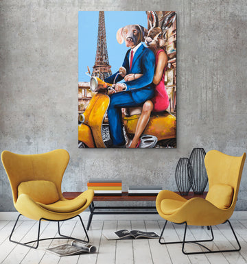 Paris Together (Original Painting)