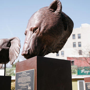 Atiqtalik - Polar Bear of the Wild (Bronze Sculpture)