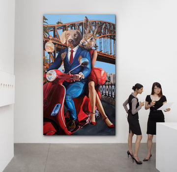 They Were Always a Team (Original Painting)