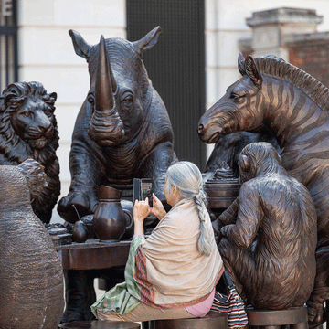 The Wild Table of Love (Bronze Sculpture)