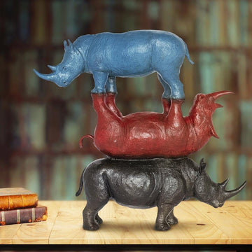 The Future Was Going to Be Colorful and Bright (Bronze Sculpture)