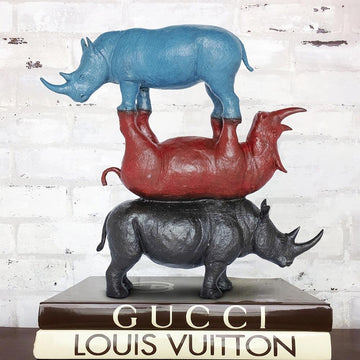 The Future Was Going to Be Colorful and Bright (Bronze Sculpture)