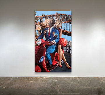 They Were Always a Team (Original Painting)