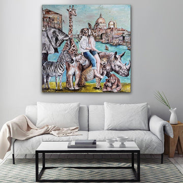 They were born wild and they would live wild (Original Painting)