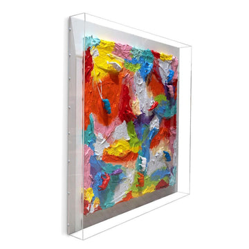 It was a more colourful world with rhinos (Original Painting)