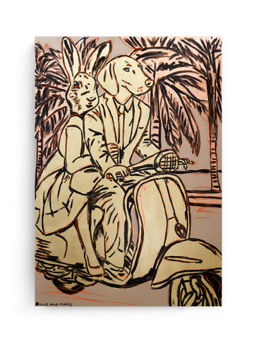 They Were on Holidays Forever (Original Painting)