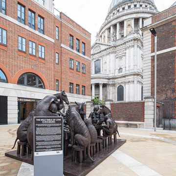 The Wild Table of Love (Bronze Sculpture)
