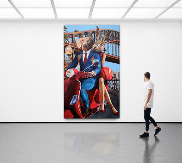 They Were Always a Team (Original Painting)