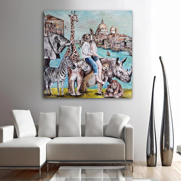 They were born wild and they would live wild (Original Painting)