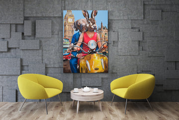 Londoners in Love (Original Painting)