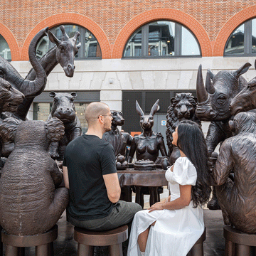 The Wild Table of Love (Bronze Sculpture)