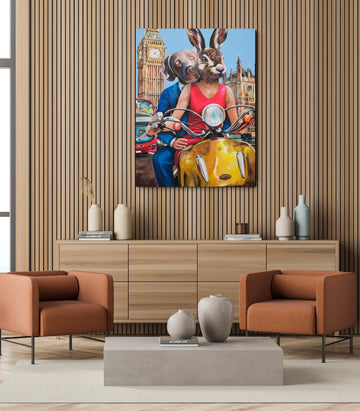 Londoners in Love (Original Painting)