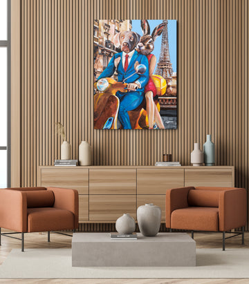 Paris Lovers (Original Painting)