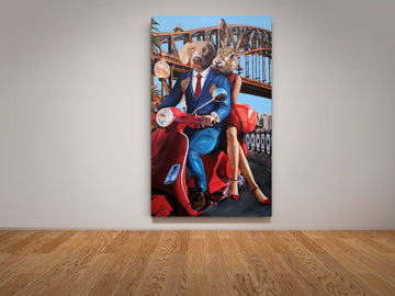 They Were Always a Team (Original Painting)