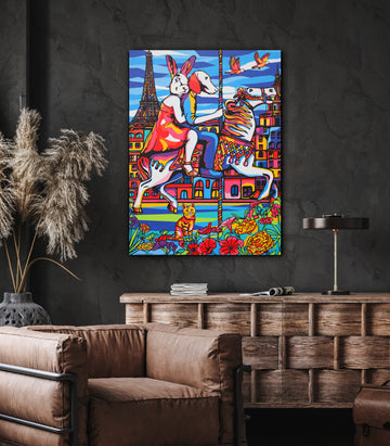 Life Was Always Going to Be Up and Down (Original Painting)