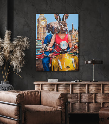 Londoners in Love (Original Painting)