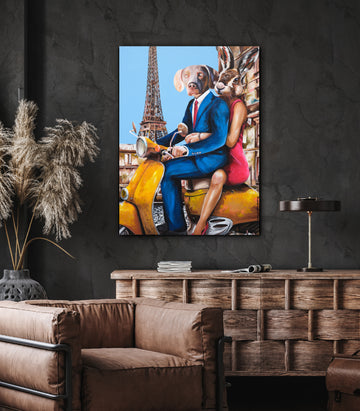 Paris Together (Original Painting)