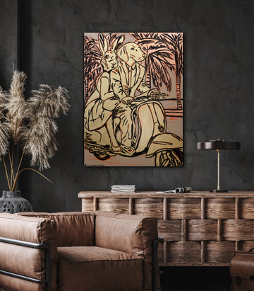 They Were on Holidays Forever (Original Painting)