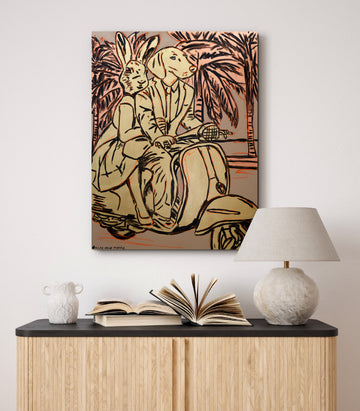 They Were on Holidays Forever (Original Painting)