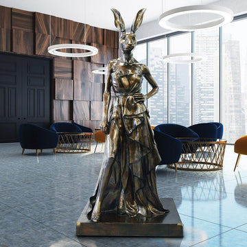 Angelina Rabbitgirl (Bronze Sculpture)