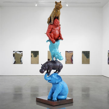 Animal Compassion Towers (Bronze Sculpture)