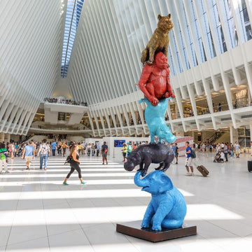 Animal Compassion Towers (Bronze Sculpture)