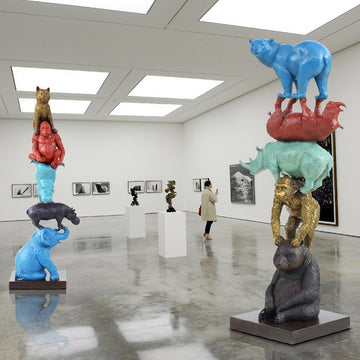 Animal Compassion Towers (Bronze Sculpture)