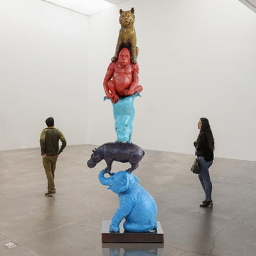 Animal Compassion Towers (Bronze Sculpture)