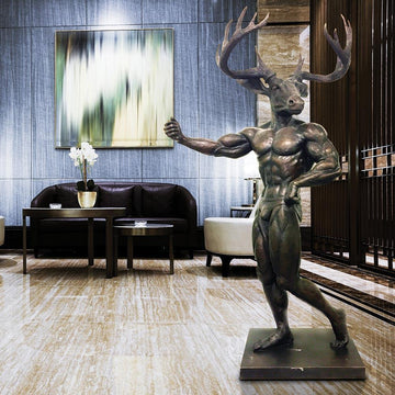 Arnie Stag Schwarzenegger (Bronze Sculpture)