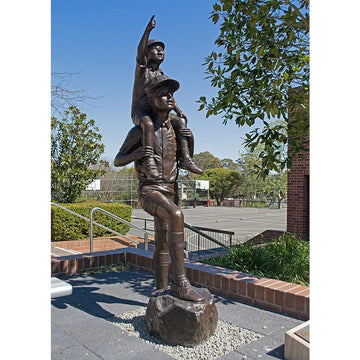 Barker College Boys (Bronze Sculpture)