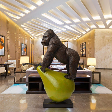 He was the king of the wild (Bronze Sculpture)