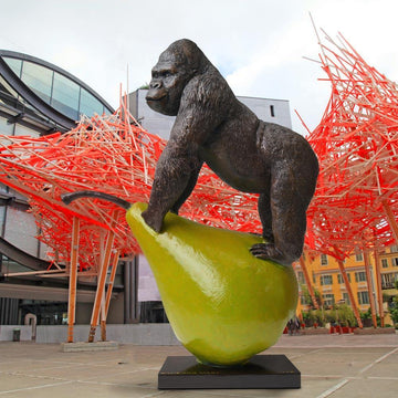 He was the king of the wild (Bronze Sculpture)