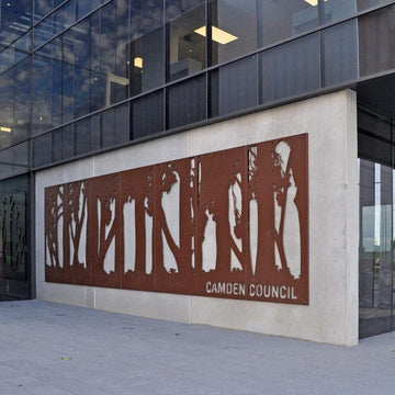 Camden Council Relief (Corten Steel Sculpture)