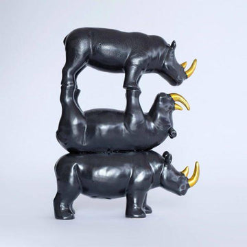 They were the last three and loved staying close to each other (Ceramic Sculpture)