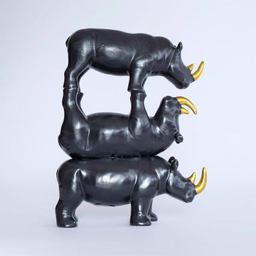 They were the last three and loved staying close to each other (Ceramic Sculpture)