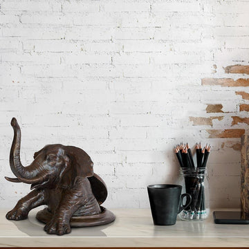 Come Out Now, Elephant (Bronze Sculpture, Small)