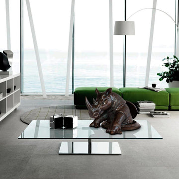 Come Out Now, Rhino (Bronze Sculpture, Small)