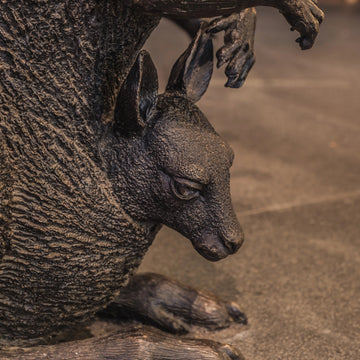 Swamp Wallaby Family (Bronze Sculpture)