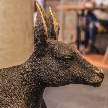 Swamp Wallaby Family (Bronze Sculpture)