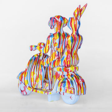 Vespa Riders Splash Pop (Resin Sculpture)