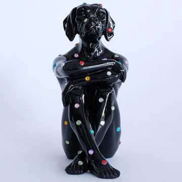 Diamond Pup (Resin Sculpture)
