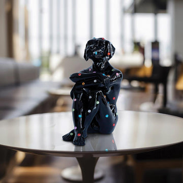 Diamond Pup (Resin Sculpture)