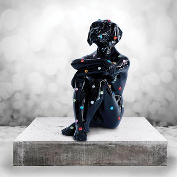 Diamond Pup (Resin Sculpture)