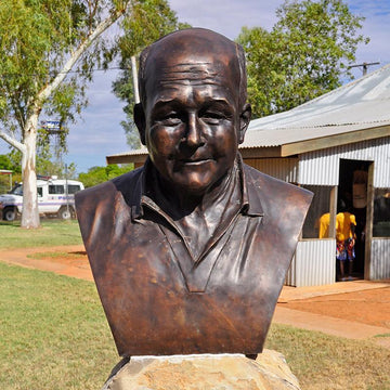 Dick Suter bust (Bronze Sculpture)