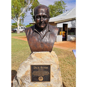 Dick Suter bust (Bronze Sculpture)